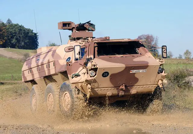 Rheinmetall from Germany to modernize Fuchs Fox 6x6 armoured vehicle for German army 640 001