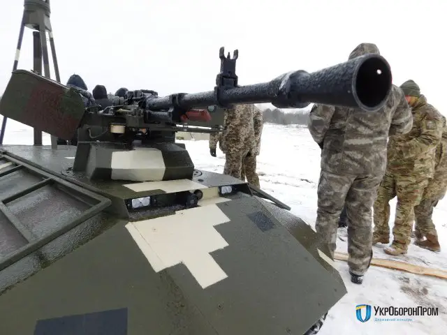 Ukrainian Tactical Unmanned Multipurpose Vehicle Phantom demonstrates its combat capabilities 640 001