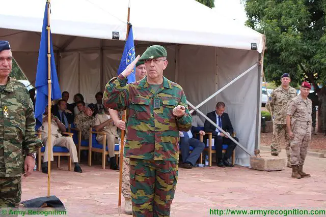 Belgian Brigadier General Eric Harvent takes the lead of EUTM European Training Mission in Mali 640 001