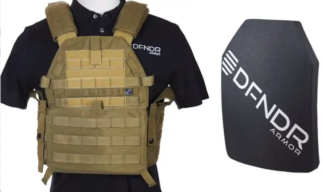 DFNDR Armor selects Honeywell Spectra material for new Military and Law Enforcement Body Armor 640 001