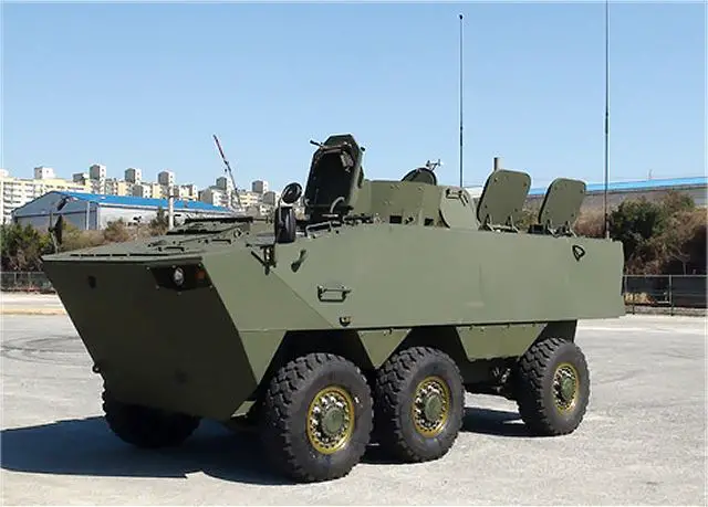 South Korea Defense Industry has developed new wheeled armored combat vehicles under the name of K808 and K806, that can greatly enhance the mobility and striking power of its infantry troops. The Defense Acquisition Program Administration’s (DAPA) wheeled armored vehicle project, undertaken by Hyundai Rotem since 2012, has been successfully completed, according a DAPA statement.