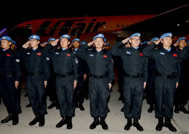 China deploys new riot police team in Liberia for peacekeeping mission 640 001