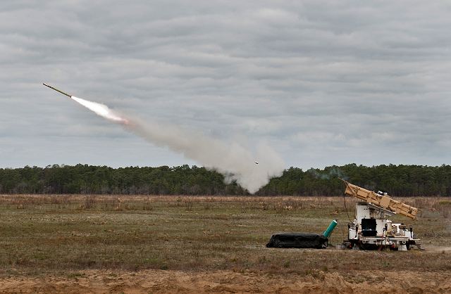 The U.S. Army successfully fired a FIM-92 Stinger missile from its newest launch platform, March 23, 2016. The missile was fired here as part of a demonstration of the Army's new Indirect Fire Protection Capability Increment 2-Intercept (IFPC Inc 2-I) platform's Multi-Mission Launcher (MML). 