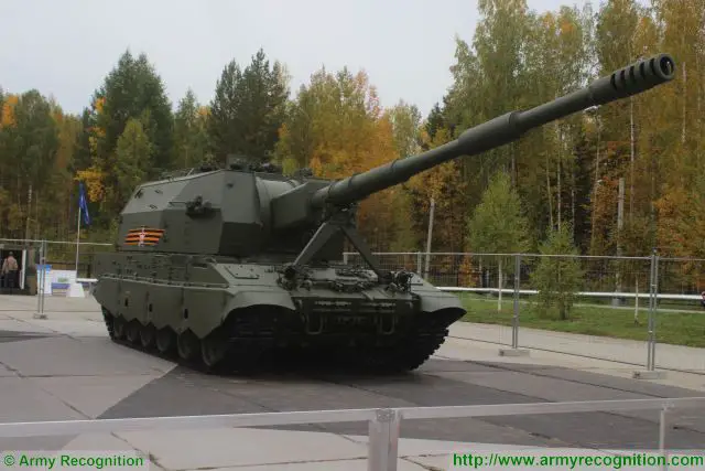 Artillery brigades of the Russian armed forces will begin to receive latest generation of Russian-made tracked self-propelled howitzer 2S35 Koalitsiya-SV in the near future, said the Major General Mikhail Matveevsky, chief of missile and artillery troops. 
