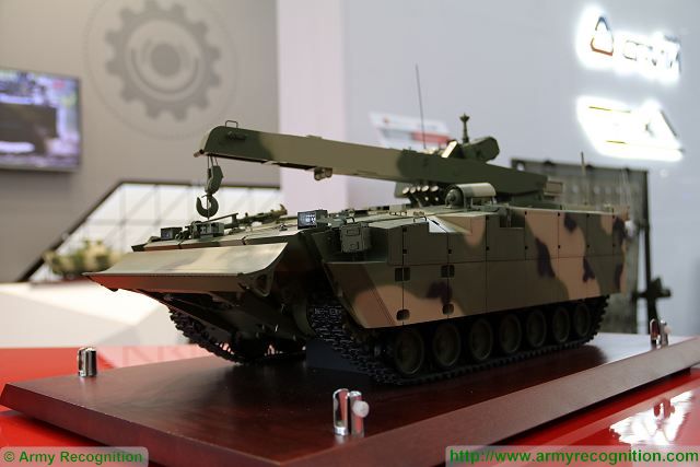 Russian army will take delivery of armoured recovery vehicle derived fom Kurganets platform 640 001