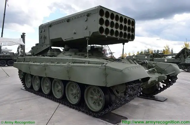 It is noteworthy that the MoD is paying a special attention to the further development of the TOS-1A Solntsepyok self-propelled heavy flamethrower [TOS-1A is often described as a multiple launch rocket system - TASS].