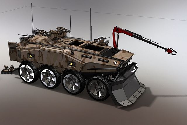 The UKs Defence Science and Technology Laboratory (DSTL) looks the future for new combat vehicles based on new technologies and to the new face of modern warfare. Modern technologies mean that future armoured vehicles could be very different from the heavy tracked vehicles in service today. (Source: GOV.UK) 