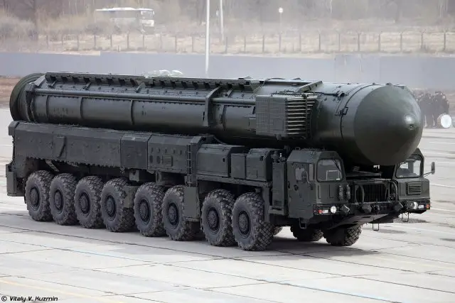 The Yars RS-24 Is a Russian-made mobile nuclear intercontinental ballistic missile which can be mounted on truck carrier or deployed in silos. The first production of Yars began in 2004. The layout of the vehicle is similar to the Topol-M SS-27.