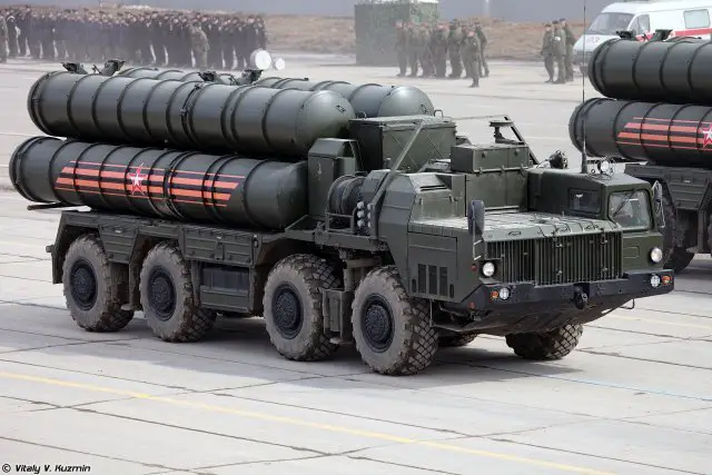 The S-400 Triumph is a long range surface-to-air missile systems produced by Almaz-Antey. The S-400 entered service with the Russian Armed Forces on April 28, 2007, replacing the S-300 air defense system.
