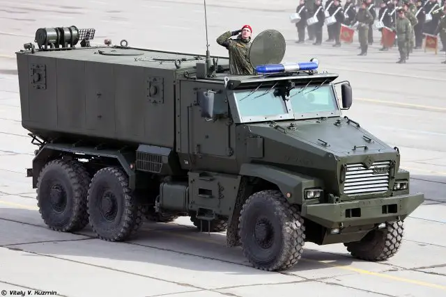 The Ural-63095 Typhoon also called Typhoon-U was developed under a request from the Russian Ministry of Defence, its a new armoured truck personnel carrier which involve lot of Russian defence companies. The Ural-63095 Typhoon was unveiled in September 2010.