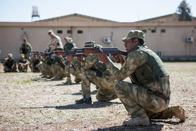 The State Department of United States has made a determination approving a possible Foreign Military Sale to the Republic of Iraq to provide military equipment for two Peshmerga infantry brigades and two support artillery battalions. The estimated cost is $295.6 million. The Defense Security Cooperation Agency delivered the required certification notifying Congress of this possible sale on April 18, 2017.