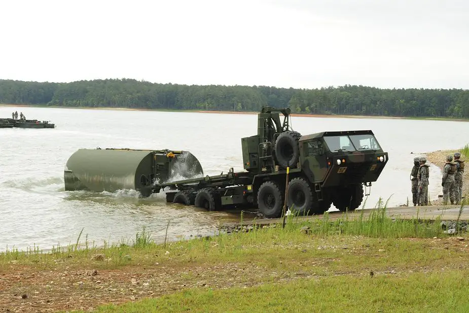 Engineering experts from the Colombian army spent several days with Soldiers from the South Carolina Army National Guard exchanging ideas and information during a State Partnership Program engagement, August 21-25. The engagement included a demonstration of bridging operations by the 125th Multi-Role Bridging Company on Lake Thurmond in McCormick County. 