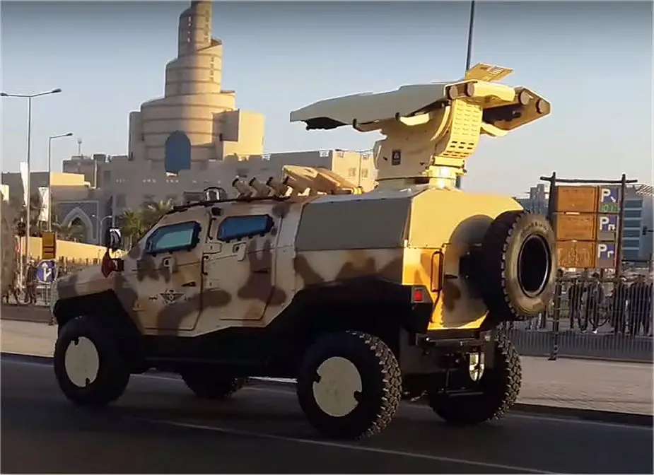 Qatar army unveils new 4x4 armoured vehicle NMS during rehearsal military parade national day 2017 002