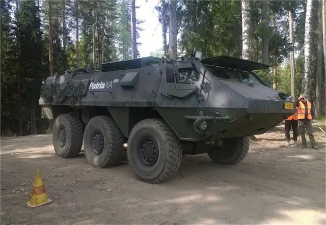 The Finnish Company Patria has completed successfully the 24-hour endurance test event of the XA-220 6x6 armoured wheeled vehicle. During the test held on 30.-31. May altogether some 800 kilometers were driven by Patria’s teams.