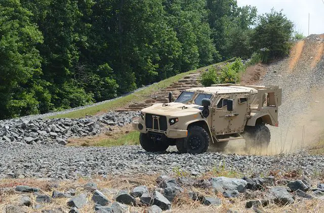 An U.S. infantry brigade combat team of the 10th Mountain Division will be the first unit to get the new Joint Light Tactical Vehicles, or JLTVs, around January 2019 once full-rate production kicks in, said Col. Shane Fullmer.
