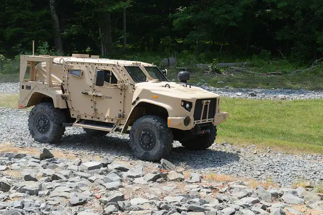 An U.S. infantry brigade combat team of the 10th Mountain Division will be the first unit to get the new Joint Light Tactical Vehicles, or JLTVs, around January 2019 once full-rate production kicks in, said Col. Shane Fullmer.
