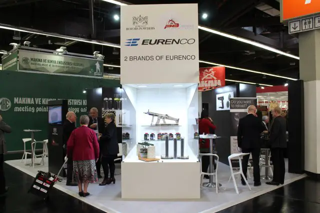 EURENCO exhibits its two propellant brands BOFORS POWDERS and PB CLERMONT at IWA 2017 001