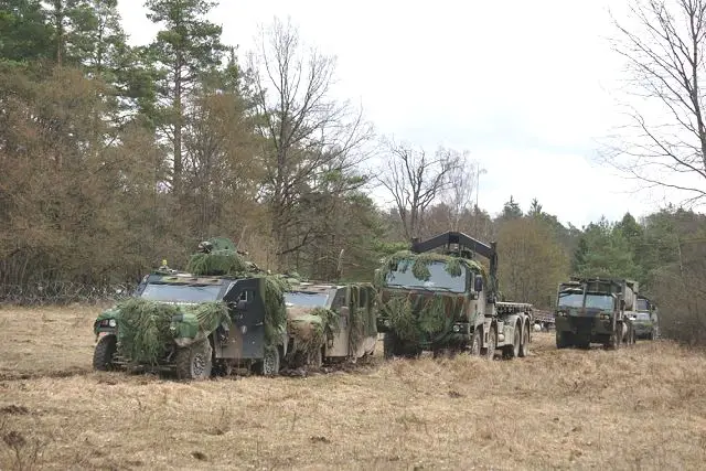 A French Army logistics company from the 511th Regiment du Train (Transport Regiment) supporting Exercise Allied Spirit VI are partnered with US Army Army Alpha Company, 173rd Brigade Support Battalion, 173rd Airborne Brigade and entered the first day of force-on-force training on March 20 as a fully integrated multinational support task force.