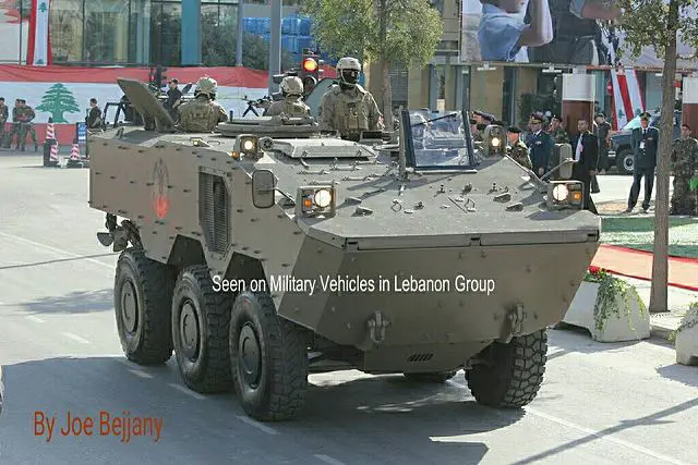 Guarani 6x6 armoured vehicle produced in Brazil is now in service with Lebanese Army 640 001