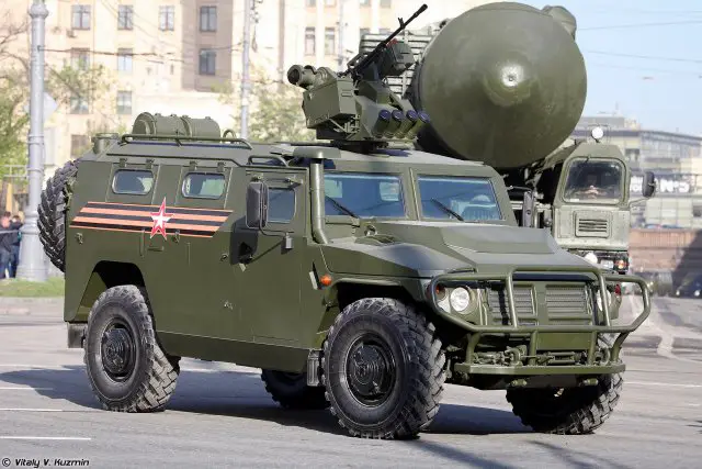 Tigr M armored car with remote controlled Arbalet DM module enters Russian Army inventory 640 001