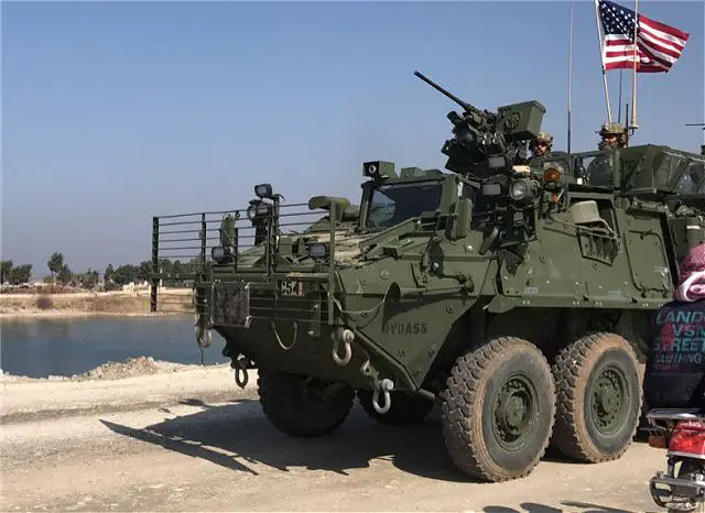 United States have deployed troops and Stryker armoured vehicles in Syria 640 001
