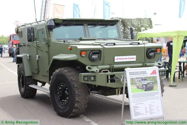 Belarus Minotor-Service company has developed the Vitim armoured car that can be used as a chassis for various systems. Vitim was demonstrated at the MILEX 2017 exhibition held from May 20-22 in Minsk.