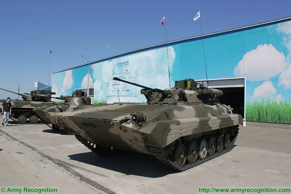 Russian BMP 2 and BMD 2 IFV upgraded with new Berezhok weapon station turret 925 002