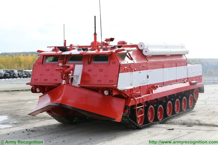 Uralvagonzavod to deliver SPM firefighting armoured vehicle to Russian MoD Ministry of Defense 925 002