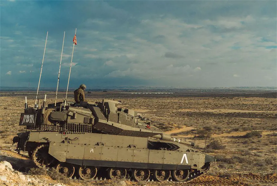 New Israeli made Merkava Mk4 Barak tank used in guerrilla warfare 925 001