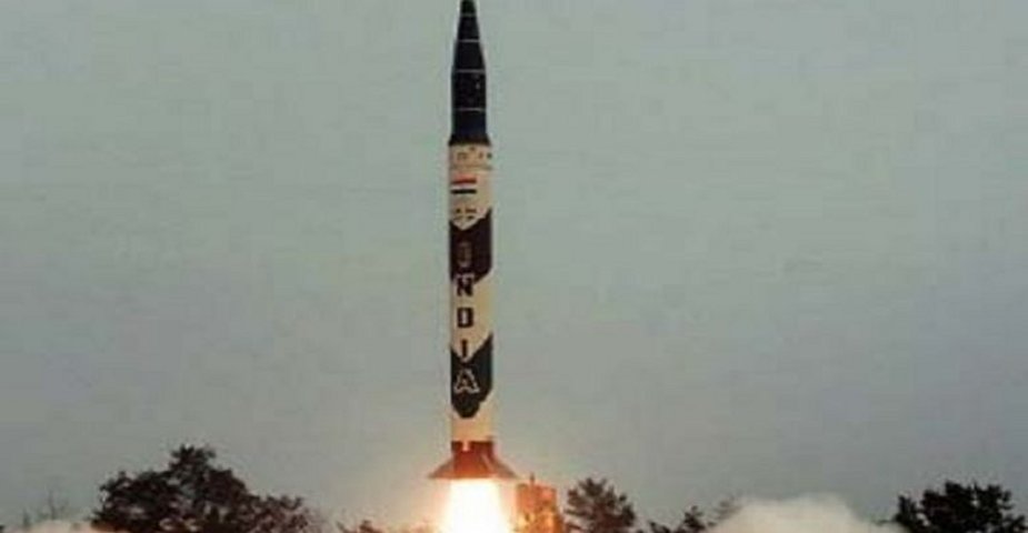 Successful test fire of Indian ballistic missile Agni I
