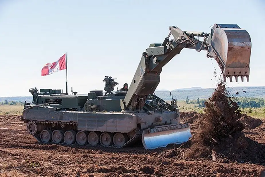 Leopard 2 Armored Engineer Vehicles replace Leo 1 Badgers in Canadian army
