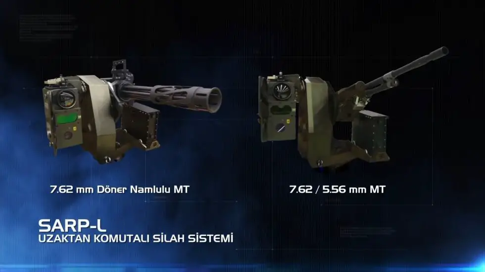 Turkey Aselsan unveils new remotely controlled weapon system