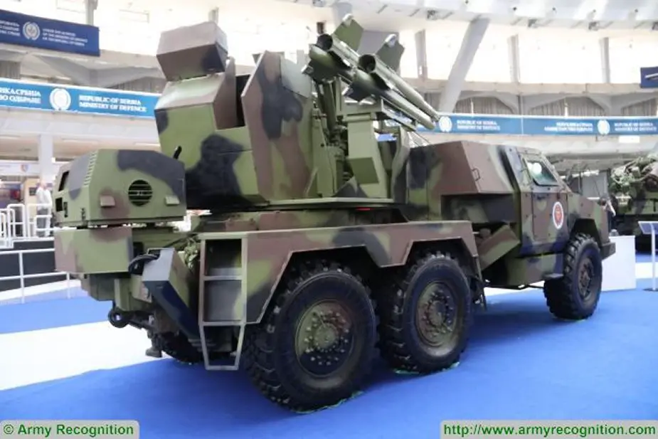 Ongoing trials of Serbian Pasars 16 Terminator air defense system