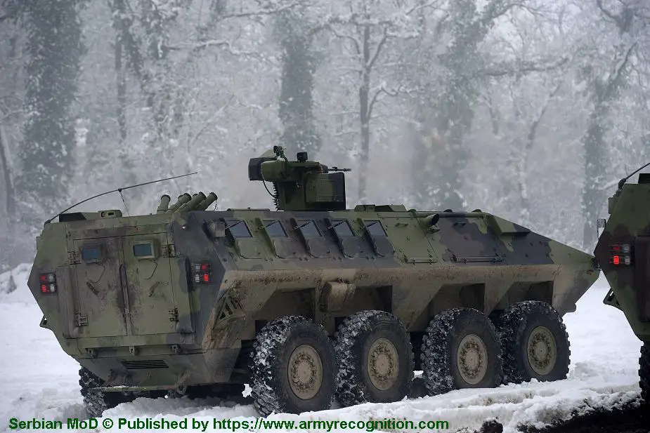 Lazar 3 8x8 armored APC enters in service with Serbian army 925 001