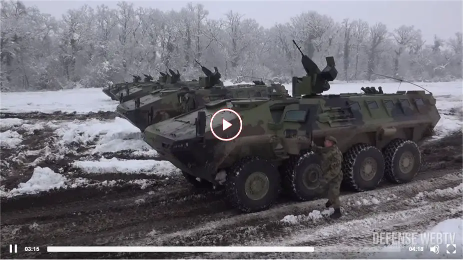 Lazar 3 8x8 armored APC enters in service with Serbian army image video 925 001