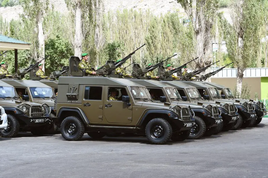 Tajikistan new military vehicles for GKNB border troops 1