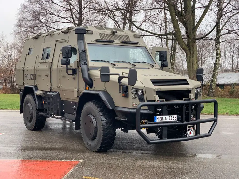 rheinmetall survivor r special operations vehicle german police unit