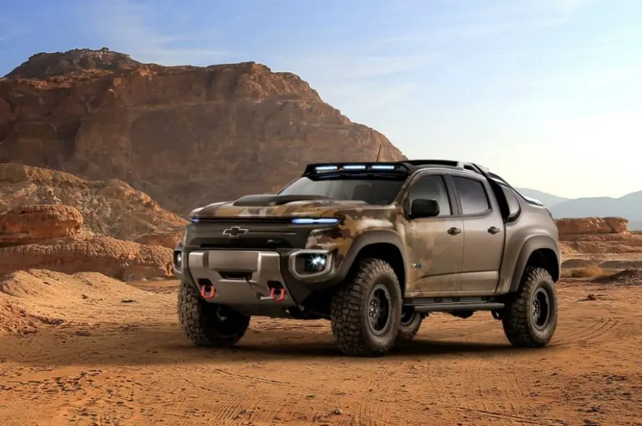 Chevrolet Colorado ZH2 full cell tested by 25th US Infantry Division