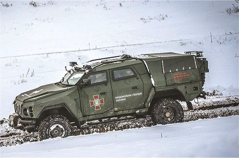 Armour Company of Ukraine Varta Novator 4x4 armoured successfully tested 925 001