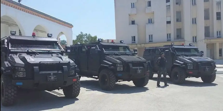 Pitbull VX armored vehicles received by tunisia