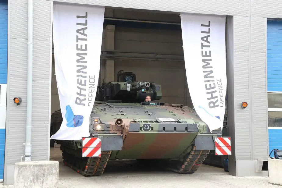 Rheinmetall has delivered the 200th Puma IFV to German army 925 001