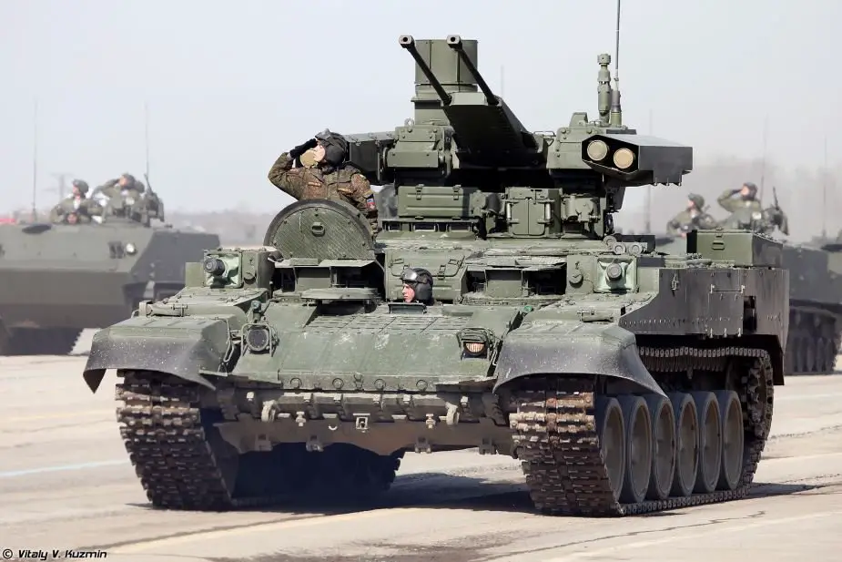 Russian BMPT tank support fighting vehicles to receive 30mm shells with controlled airburst