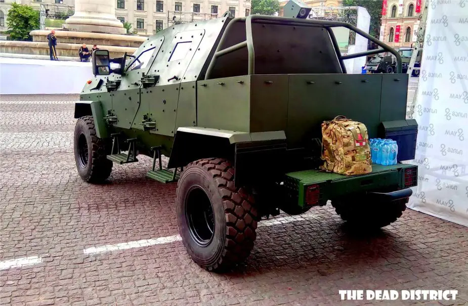 STC Delta from Georgia has developed new Didgori pickup 4x4 armored vehicle 925 002