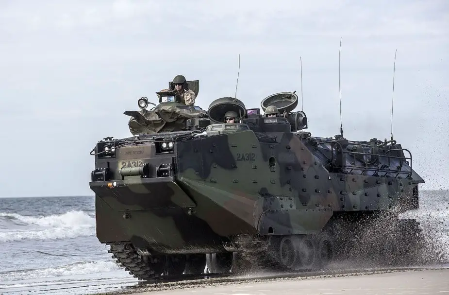Taiwan amphibious assault vehicles supplied by BAE Systems