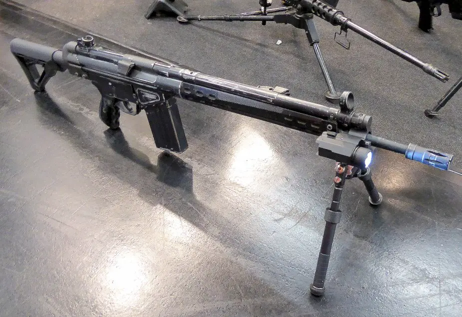Quick modification of German G3 assault rifle by Swedish Ordnance