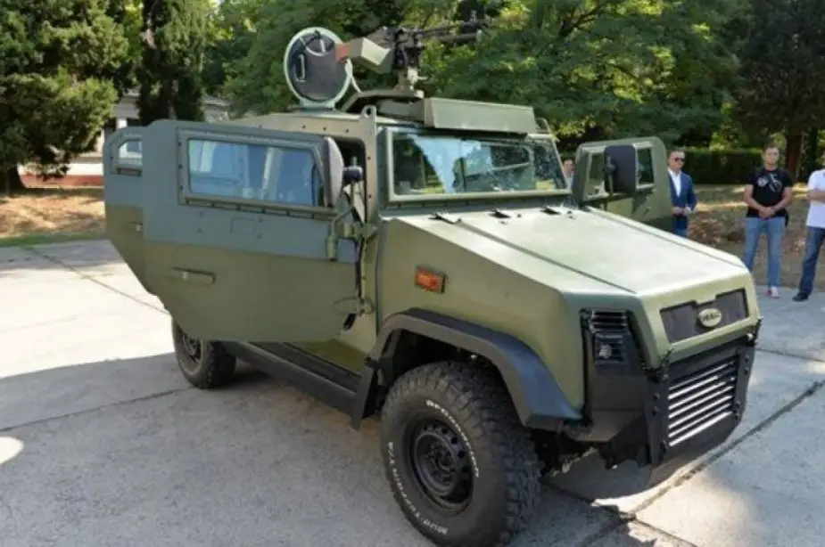 Montenegro indigenous armored vehicle Masan unveiled