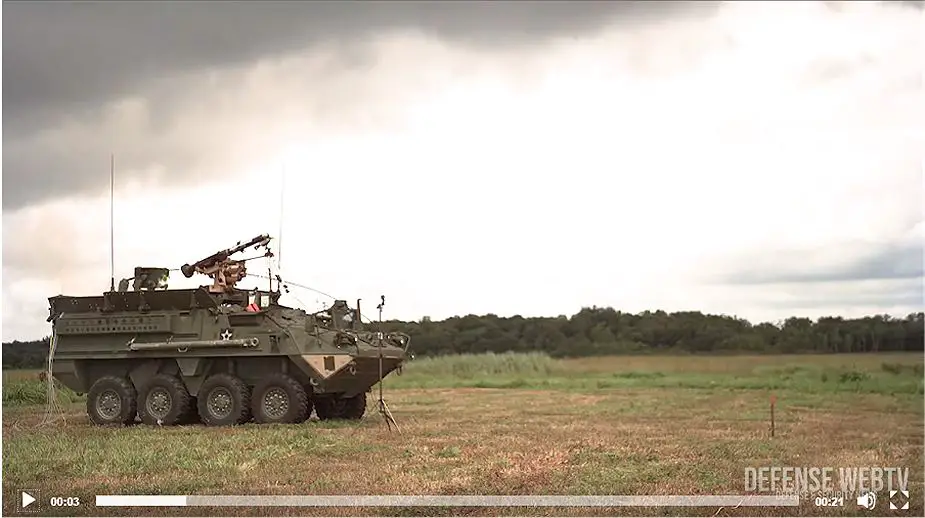 US troops in Europe have received Stryker 8x8 armored with CROWS J Javelin missile 925 video image 925 002