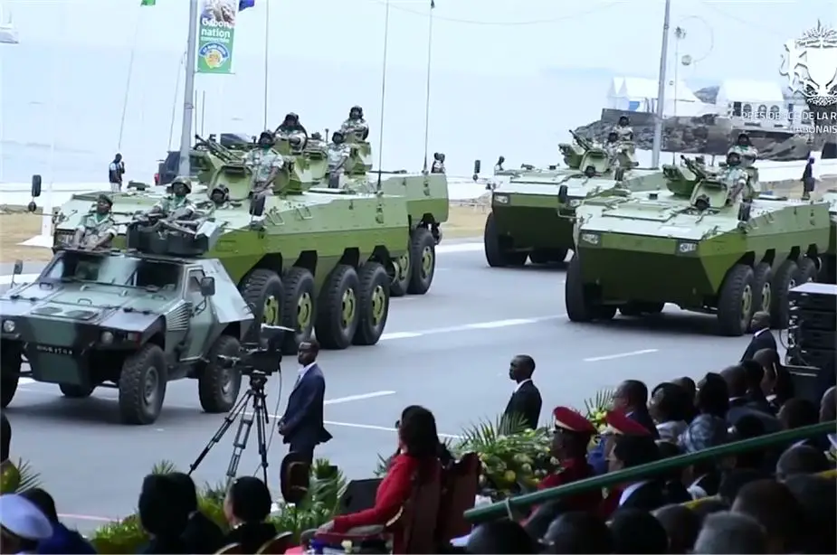 Chinese made VN1 8x8 armored vehicle in service with Gabonese army 925 001