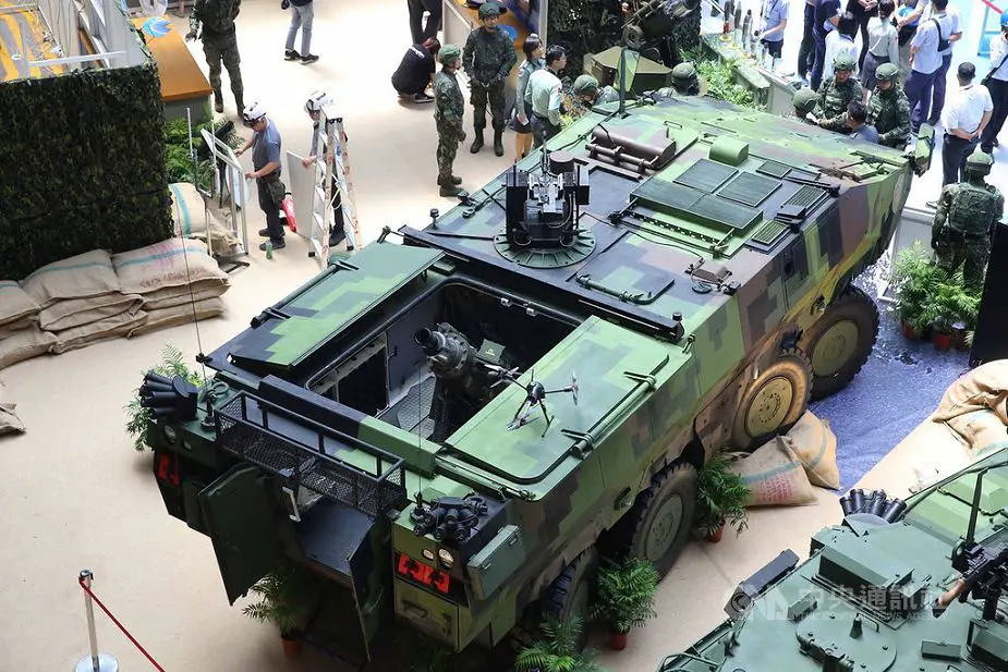 Taiwan unveils new mortar carrier based on CM 32 8x8 armored vehicle 925 001