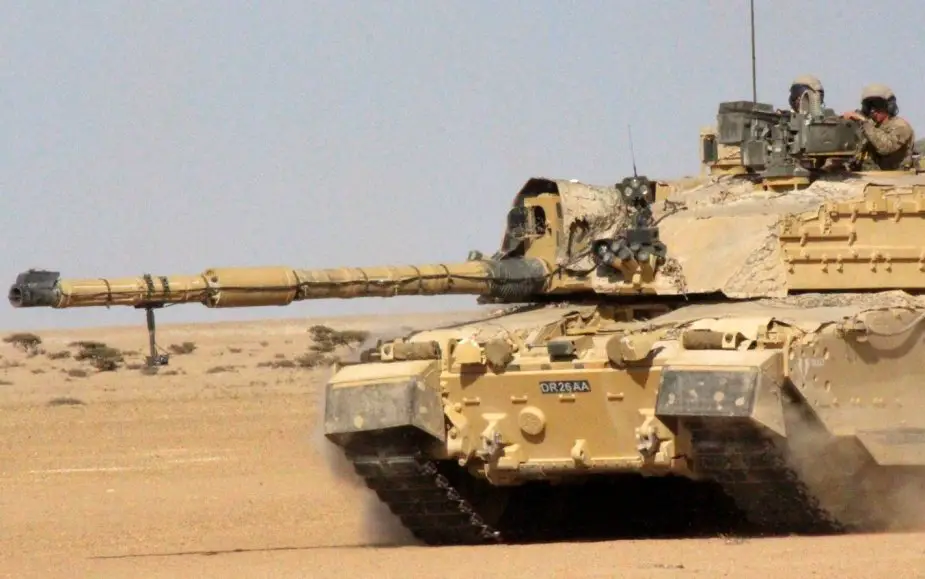 Challenger 2 MBT and Wildcat prove desert capability on Ex Khanjar Oman 1